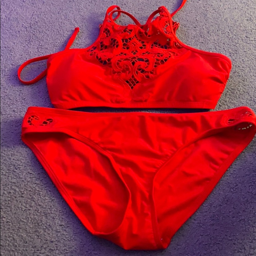 Red Bikini Set